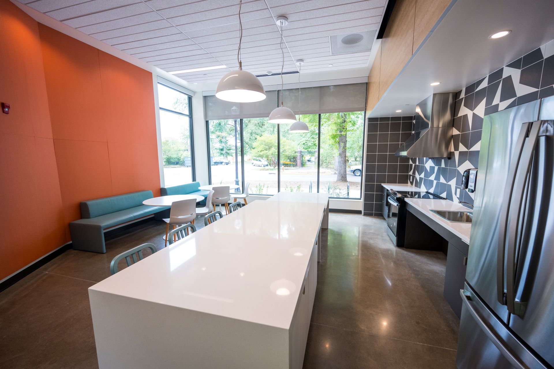 Two-bedroom kitchen area