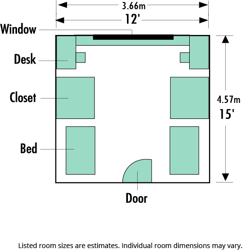 Buxton Hall Room Plan