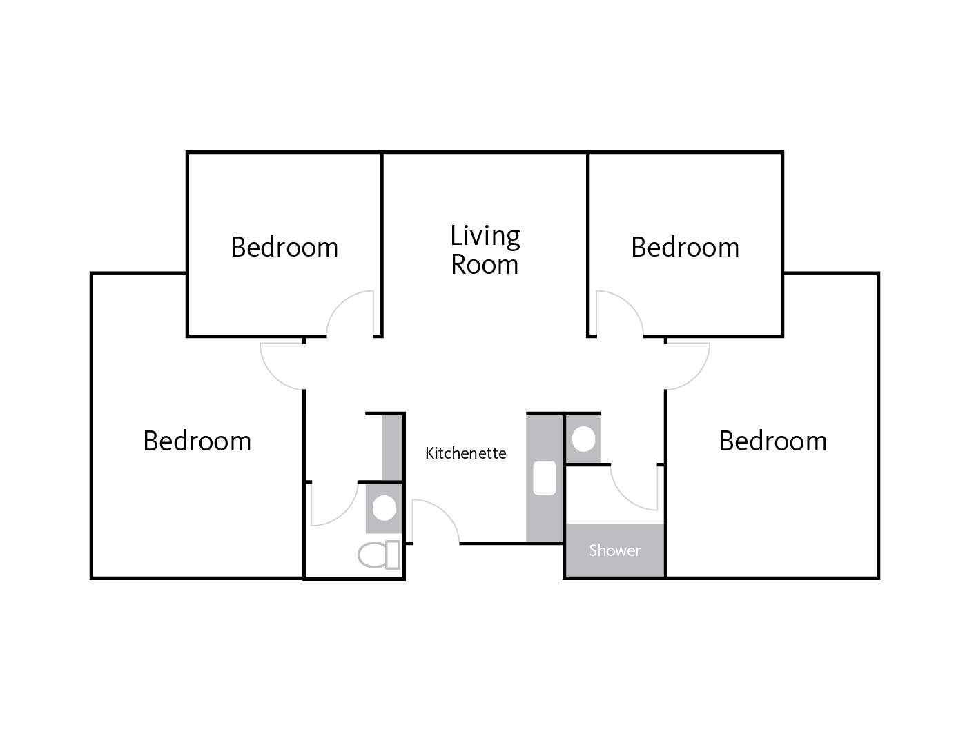 Halsell four bedroom floor plan