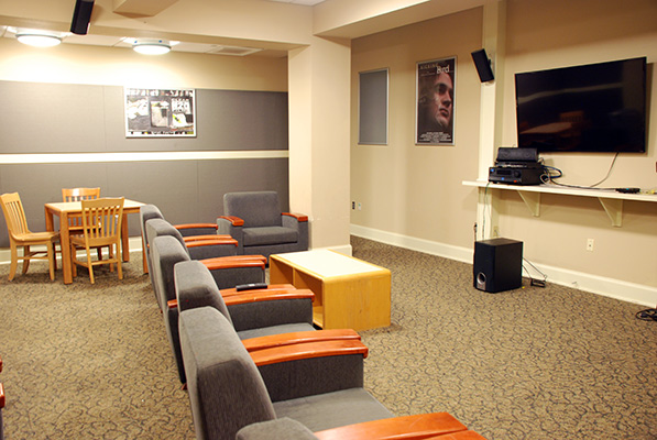 Weatherford Hall theater room
